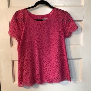J. Crew Lace Tee